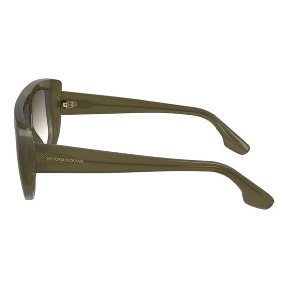 New VICTORIA BECKHAM Green Square VB664S 310 Sunglasses Women - Picture 3 of 4